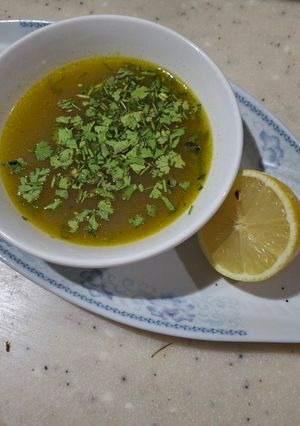 صورة لوصفة شوربة السمك