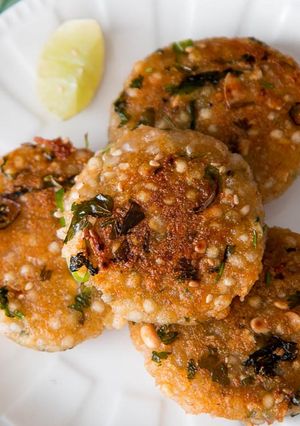 A picture of Sabudana Tikki.