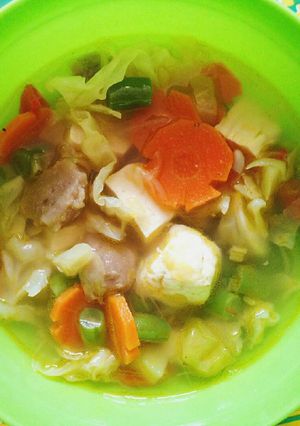 Foto resep Sop bakso tahu