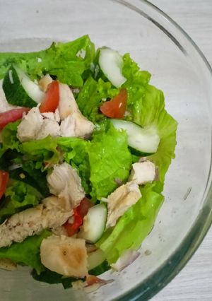 Foto resep Salad ayam lemon