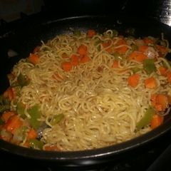 Noodles with Little Veggies A picture of Noodles with Little Veggies.