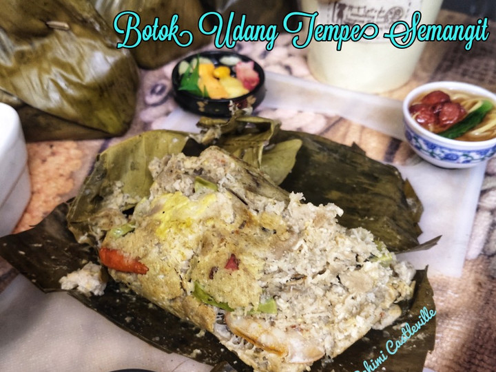 Resep Botok Udang Tempe Semangit Anti Gagal