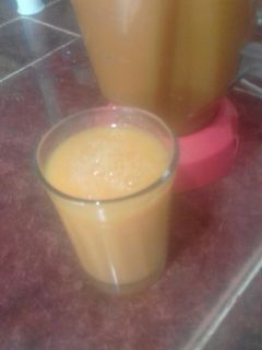 صورة لوصفة عصير القرعة الحمراء