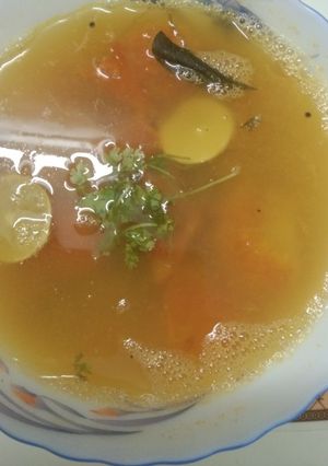 A picture of Lemon. Rasam.