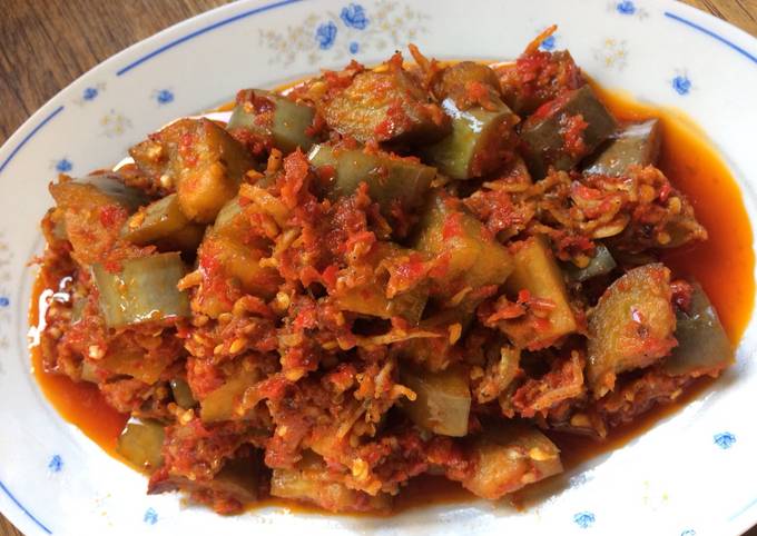 Resep: Sambal lado terung ungu dan teri medan Untuk Jualan