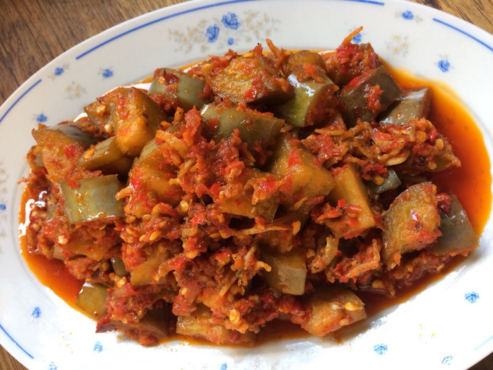 Resep: Sambal lado terung ungu dan teri medan Untuk Jualan