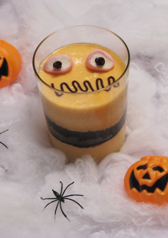 Una foto de Monstruítos de calabaza y chocolate