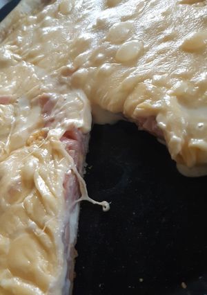 Una foto de Tarta de jamón y queso😄