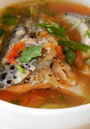 Foto resep SUP KEPALA IKAN SALMON
