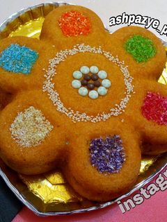 عکسی از دستور کیک باقلوای مغزدار بدون فر 🌸
