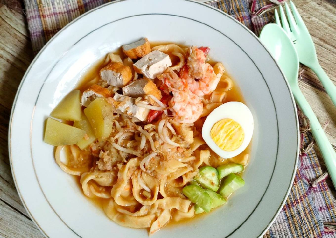 Mie Rebus Belitung ala Saya