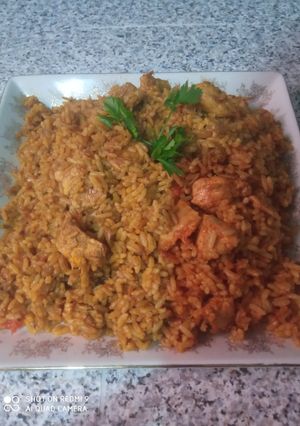 صورة لوصفة روز بقطع الدجاج