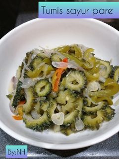 Foto resep Tumis sayur pare
