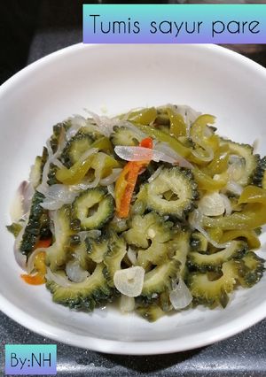 Foto resep Tumis sayur pare