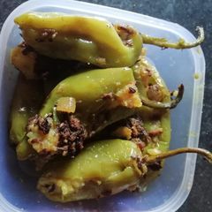 A picture of Aloowali mirch.
