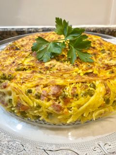 Una foto de Frittata de Spaghetti “sin gluten “
