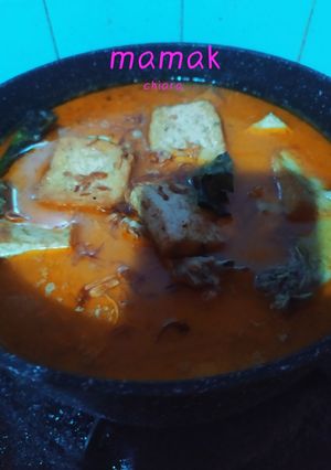 Foto resep Kare ayam tahu ala mamak chiara..