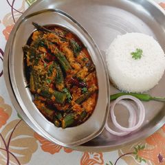 A picture of Dahi Wali Bhindi.