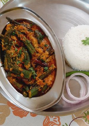 A picture of Dahi Wali Bhindi.