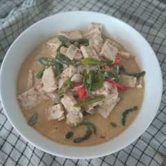 รูปของ Lodeh tempe lombok ijo kuah susu