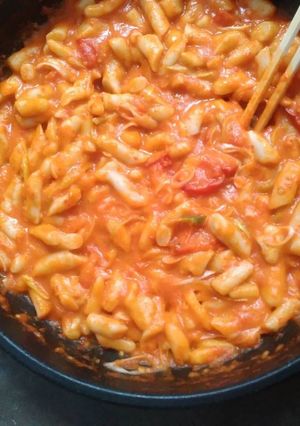 Foto resep Tteokbokki tanggal tua.. :v