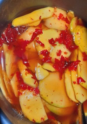 Foto resep Asinan mangga simple