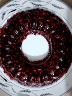 عکسی از دستور ژله ویترینی به سبک یلدا(اناری)😍😋