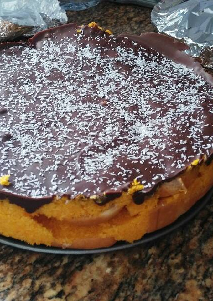 Una foto de Tarta de zanahoria y coco