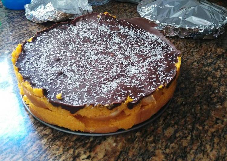 Tarta de zanahoria y coco