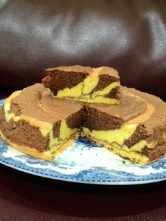 Foto resep Zebra Sponge Cake / Bolu Zebra