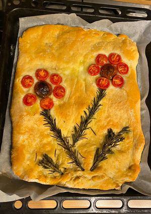 A picture of Focaccia (Dough with Kefir).