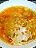 Sopa de verduras con arroz