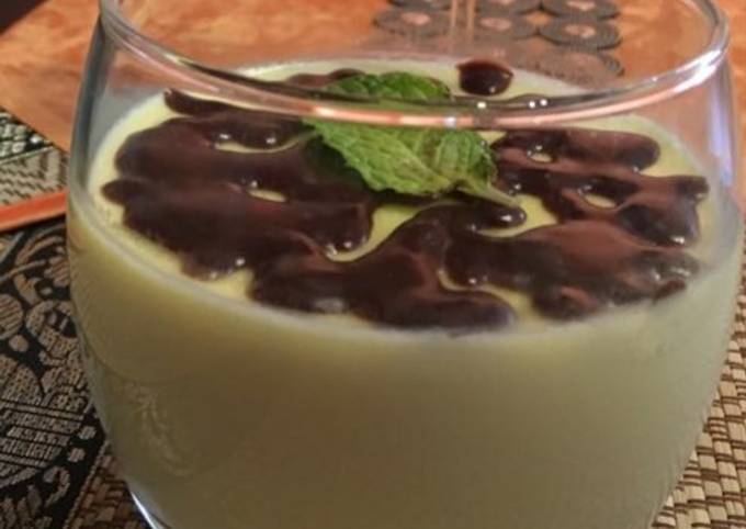 Dark chocolate Panna cotta