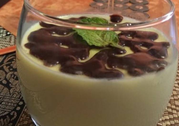 Steps to Prepare Homemade Dark chocolate Panna cotta