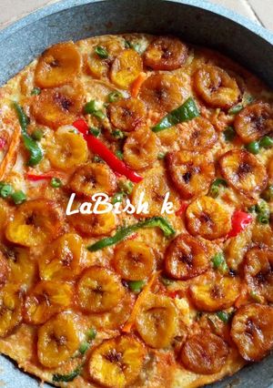 A picture of Fried Plantain Fritata.