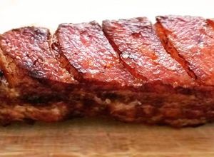 Foto de Pancetta Caramelizada en la Parrilla
