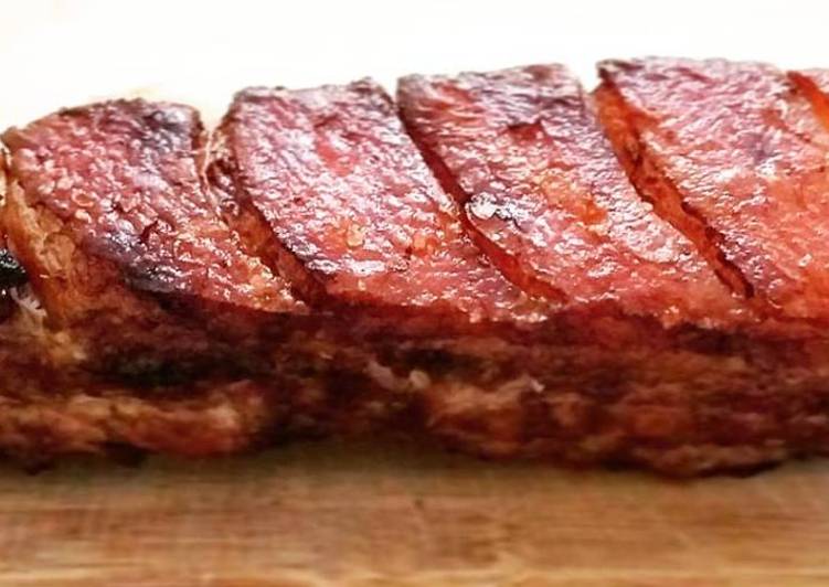 Pancetta Caramelizada en la Parrilla - Tudogosreceitas