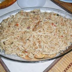 A picture of Qeema (Mince) Noodles.