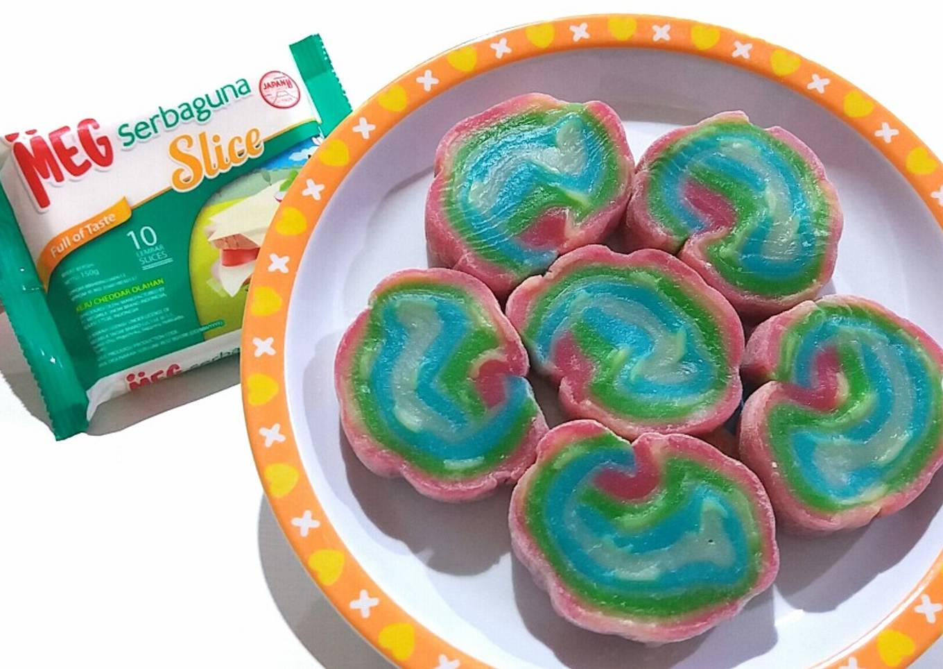 Resep 708. Mochi gulung lapis keju