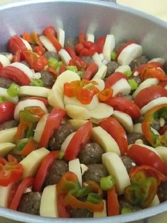 صورة لوصفة كفته بالبطاطس