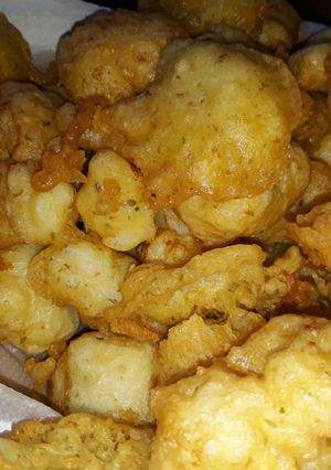 Una foto de Fritos de coliflor