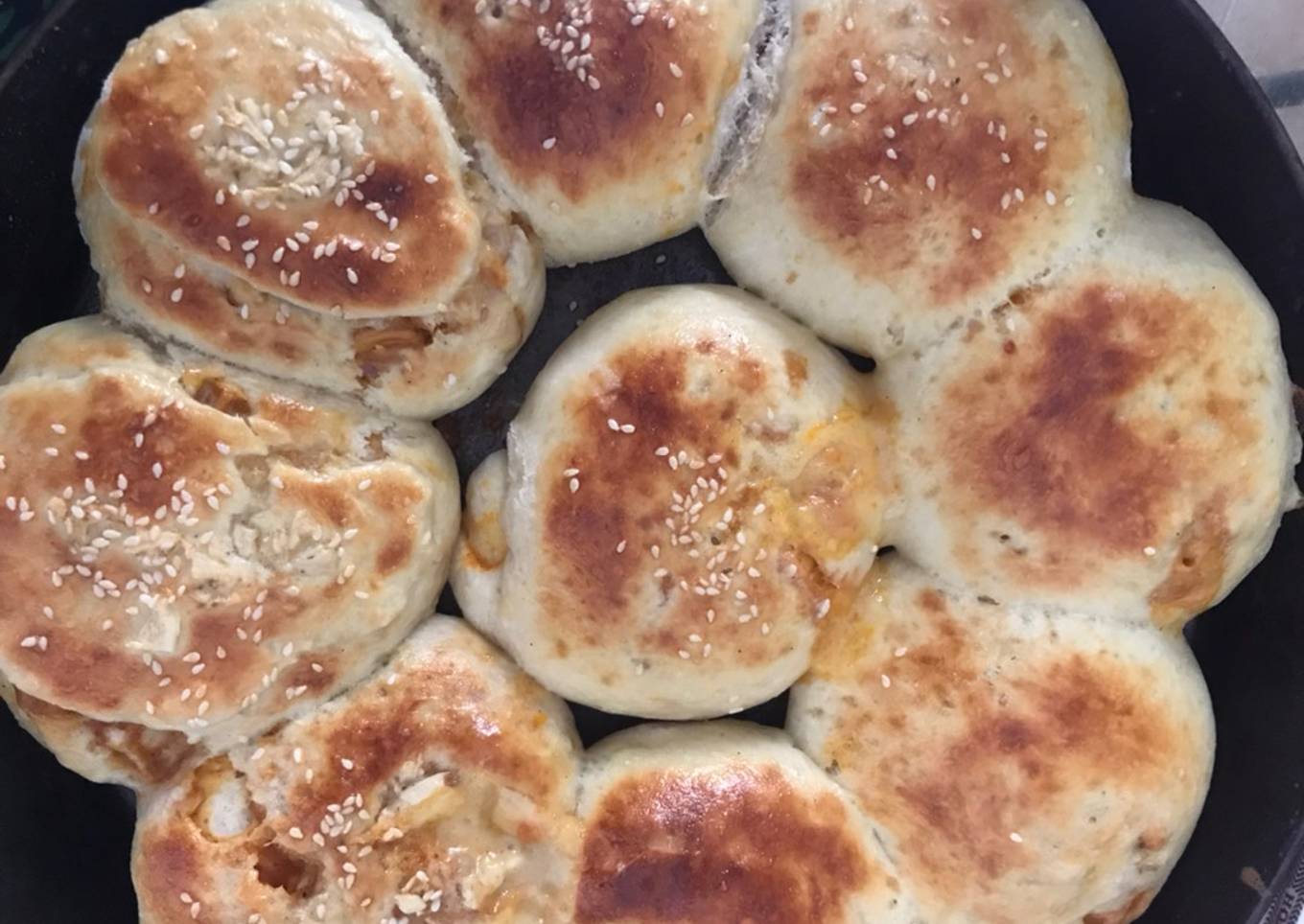 Chicken stuffed buns