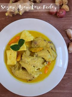 Foto resep Sayap Ayam Kare Pedas
