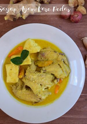 Foto resep Sayap Ayam Kare Pedas