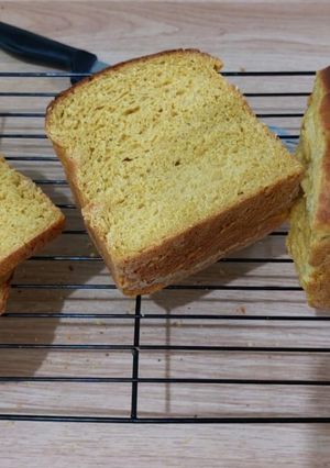 Foto resep Pumpkin Hokkaido Bread Loaf