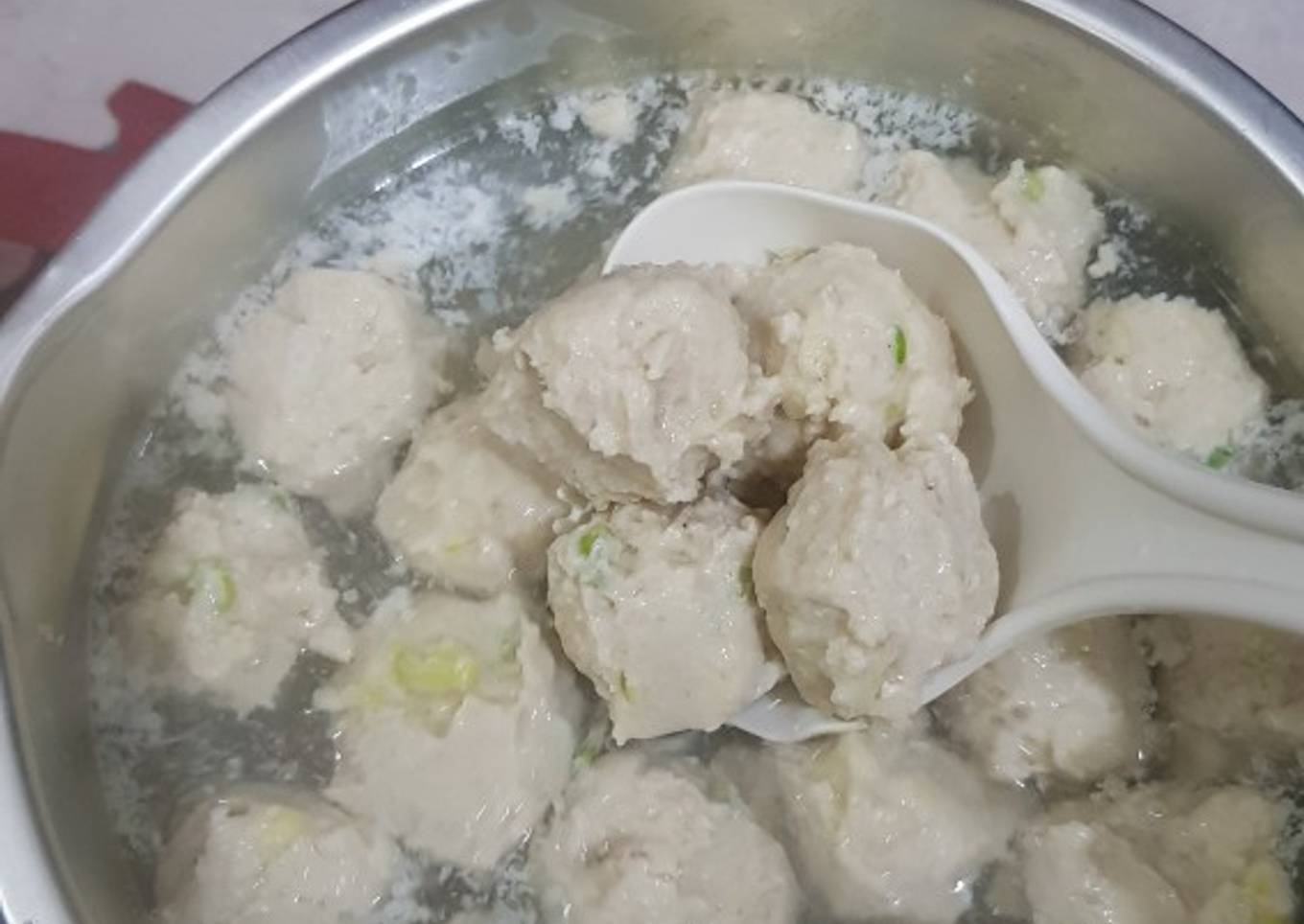 Bakso ayam ala anak kost