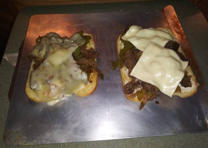 Recipe of Quick Yummy Philly cheese steaks