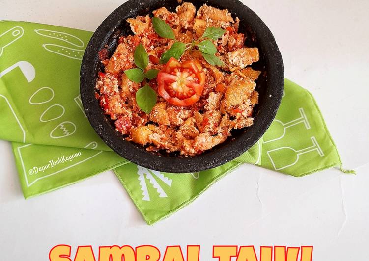 Fresh, Menyajikan 624. Sambal Tahu Sedap