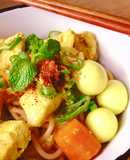 Mì Gà Nấu Nghệ