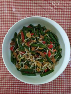 Foto resep Tumis Kacang Panjang Toge Asin